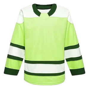 Jersey de Hockey sobre Hielo Personalizado para Hombre Adulto, 100% Poliéster, Impresión por Transferencia de Calor, Transpirable, de Secado Rápido, Antibacterial y Ecológico - Product Image 1