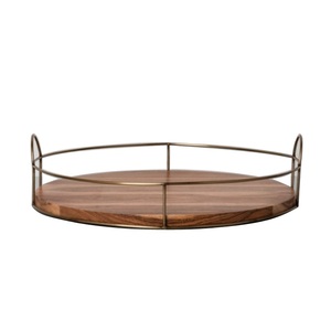 Plateau de service tendance pour la décoration de table de mariage, la restauration et les événements, avec plateau de service en bois - Product Image 2