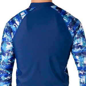 Camisetas de compresión de manga larga para hombre, traje de baño, Rash Guard para MMA y BJJ, con tejido de malla lateral, logotipo personalizado, para No-Gi y running - Product Image 3
