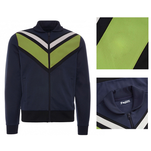 2025 Men's Sport Wool Athletic <b>Running</b> Long Sleeve <b>Winter</b> Sweater High Quality Custom Fleece <b>Jackets</b> Stand Warm Soft Coat Pocket - Product Image 3