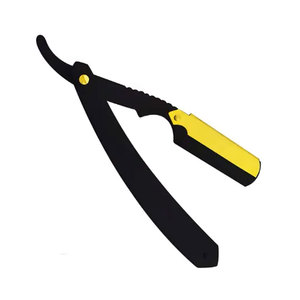 Maquinilla de afeitar de acero inoxidable a bajo precio, venta al por mayor, maquinilla de afeitar de peluquero de seguridad de borde de hoja única para hombres - Product Image 2