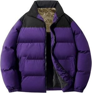 Chaqueta Acolchada Personalizable para Hombre 2025 con Cuello Alto, Logotipo Frontal, Transpirable, Ecológica, de Invierno, Mangas Largas, al por Mayor - Product Image 1