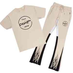 Conjunto Deportivo de Verano para Hombre, de Secado Rápido, de 2 Piezas, Camiseta de Manga Corta y Pantalones de Punto de Felpa, Prenda Personalizada - Product Image 3