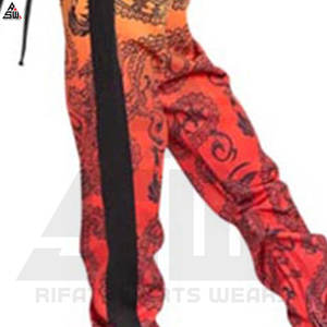 Conjunto de chándal de 2 piezas unisex para invierno, ropa deportiva personalizable para entrenamiento, sublimación, chándal en blanco con logotipo - Product Image 6