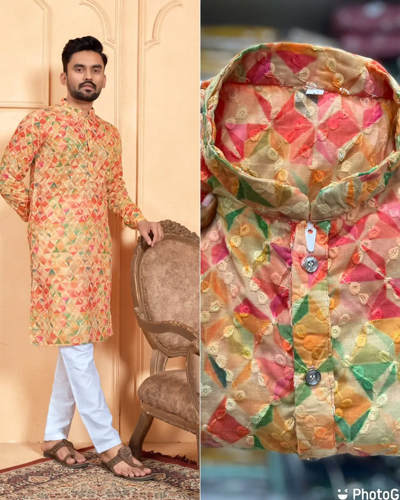 Shalwar Kameez de moda para hombre para boda Kurta Designer para hombre Panjabi de Bangladesh