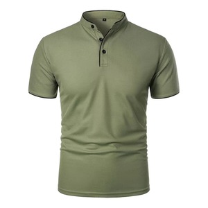Polo de alta calidad 210 GSM Piqué tejido de punto manga corta al por mayor logotipo personalizado elegante cómodo Formal para hombre polos - Product Image 1