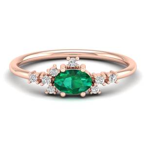 Anillos de Plata de Ley 925 con Corte Ovalado y Gema Esmeralda de 0.5 Ct, Precio de Fábrica REYES, Joyería de Moissanita con Certificado GRA para Ella - Product Image 5