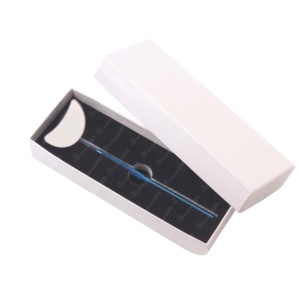 กระจกสำหรับต่อขนตา1ชิ้นทำจากสเตนเลสสตีลกล่องบรรจุแบบ1ชิ้นดีไซน์ที่ดีที่สุดสำหรับการตรวจสอบขนตาโลโก้ที่กำหนดเองชี้ - Product Image 5