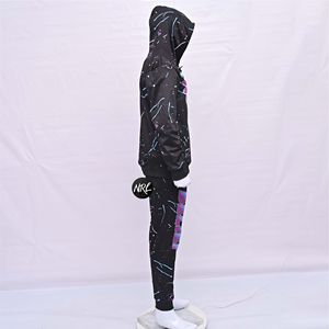 Custom Men's Fully <b>Sublimation</b> Oversized <b>Hoodie</b> and Sweatpants Heavyweight 100% Cotton Tracksuit and activewear - Product Image 3