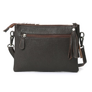 Bolso bandolera de cuero vacuno con correa de hombro hecha a mano, bolso para mujer - Product Image 4