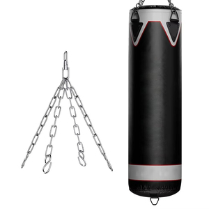 Durable Heavy Punching Bag with Reinforced Stitching PU Material Water/Air Filled-Boxing Training Gloves Set for Beginners - Product Image 1