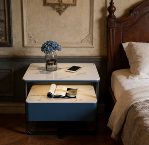 Mesa de Noche Inteligente con Carga Inalámbrica, Luz LED, Cajón con Cerradura Digital, Mueble de Dormitorio, Envío Rápido - Product Image 2