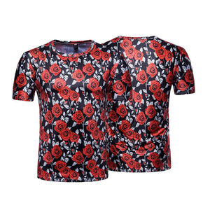 Camisetas de hombre impresas personalizadas Nuevas camisetas de timbre de sublimación con logotipo Material de poliéster de algodón - Product Image 3