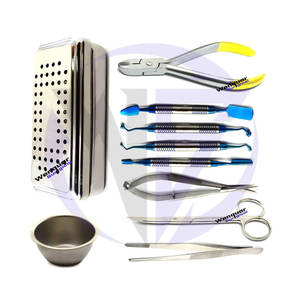 ชุดผ่าตัดรากฟันเทียมชุดเครื่องมือผ่าตัดแบบครบวงจร10ชิ้นสำหรับขั้นตอนการทำฟันเครื่องมือเหล็กสำหรับทันตแพทย์และคลินิก - Product Image 5