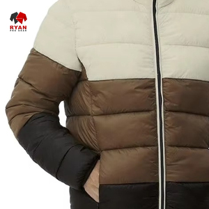 Veste d'hiver matelassée pour homme, logo personnalisé, conception OEM, tissu respirant, isolée - Product Image 6