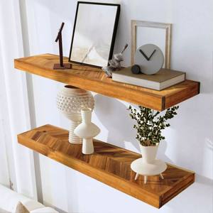 Wall Shelves Home Decor Handicraft Spice <b>Storage</b> <b>Racks</b> Eco-Friendly Durable Four-Tier Metallic Wall Mount Shelf Set - Product Image 6