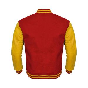 แจ็กเก็ตทีมโรงเรียนสำหรับผู้ชายเสื้อแจ็คเก็ตคอลซิตี้คอลหนังวัว - Product Image 2