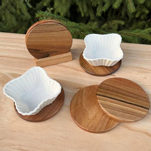 Posavasos de té de madera de lujo más nuevos, posavasos decorativos para regalos, bodas y restaurantes, decoración de Mesa para el hogar y la Oficina - Product Image 6