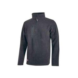 Sweat-shirt météorite gris U-POWER Bering avec demi-fermeture éclair Workwear - Product Image 1