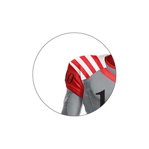 Conjuntos de uniformes de fútbol americano impresos personalizados de alta calidad Ropa de equipo transpirable con precio bajo - Product Image 6