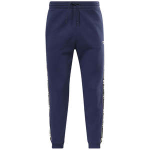 Pantaloni Jogger Formali da Uomo Reebok Blu XL/XL con Logo Personalizzabile, Antipiega, Lavaggio Colorato e Decorazione con Striscia Laterale - Product Image 1