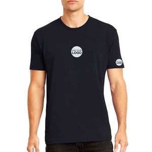 T-shirts à manches courtes en jersey fin 100% coton peigné, coupe ample, logo personnalisé, service OEM, vente en gros - Product Image 5