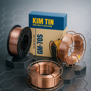 Mild Steel ER70S-6 Welding Wires 0.6-1.6mm Diameter 0% Flux 15kg-20kg KIMTIN Melting Point >1000C Customized OEM Support - Product Image 4
