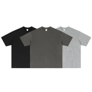 Custom Embroidery Logo 200gsm 100% Cotton Blank Regular Regular Fit Men's T-Shirt Streetwear Eco-Friendly Breathable O-Neck - Product Image 2