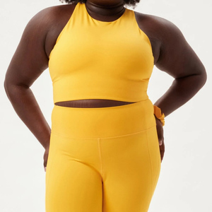 Soutien-gorge de sport pour femme personnalisé, haute élasticité, respirant, à bretelles croisées, convertible, maintien élevé, pour la course à pied - Product Image 3