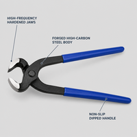 Pince à sertir multifonctionnelle professionnelle en acier à haute teneur en carbone, outil de démontage d'anneaux de serrage, pour DIY et OEM