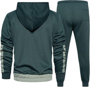 Otoño de los hombres deporte Slim Fit impreso sólido chándal transpirable ropa deportiva nueva venta al por mayor más vendidos - Product Image 4