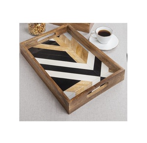 Hôtel Table Ware Stockage Des Aliments Plateau De Service Haute Qualité Meilleur Plateau pour La Maison Ustensiles De Cuisine Alimentaire Fruits Plateau De Service Conception Unique - Product Image 3