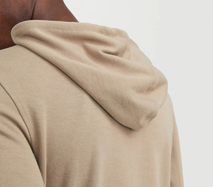 Vente en gros de sweats à capuche personnalisés avec impression bouffante, logo, épais, 430 g/m², avec fermeture éclair intégrale, surdimensionnés, unis - Product Image 5