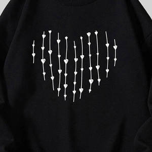 Sudadera de Manga Larga con Cuello Redondo para Mujer, de Alta Calidad, Estampada, Lavado Ácido, Secado Rápido, para Otoño e Invierno - Product Image 6