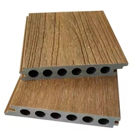 Vente en gros de plancher de terrasse extérieur de style sans lacune terrasse en bois composite WPC résistant aux intempéries.