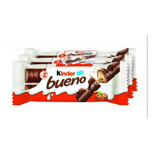 บาร์ช็อคโกแลตแสนหวาน Kinder Bueno พร้อมนมเฮเซลนัทรสถั่วรสส่วนผสมบิสกิตแคนดี้ช็อคโกแลต - Product Image 6