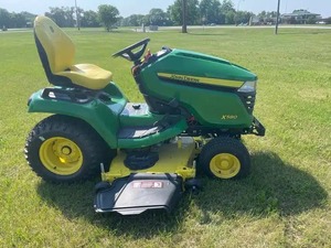 Tracteur de jardin John pour tondeuse à gazon Deere X580 bon marché et d'occasion à vendre - Product Image 2