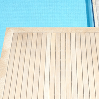 Plancher en bois renforcé fiable, imperméable, résistant à l'usure, antidérapant, durable, pour une utilisation extérieure à long terme dans le jardin