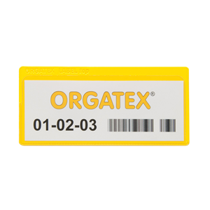 LabelTop Portaetiquetas Magnéticos 80X160Mm Amarillo 2 Tiras Magnéticas Paquete de 50-LTV160-80/4 - Product Image 1