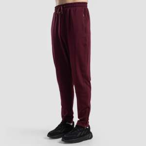 Pantalon de jogging Arctiq (Bordeaux) 100% coton French Terry Coupe droite pour homme Logo personnalisable Taille XL Motif uni coloré - Product Image 1