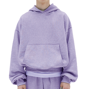 Sudadera con capucha de lana deportiva de poliéster y algodón, venta al por mayor, Sudadera con capucha personalizada de prendas directas - Product Image 5