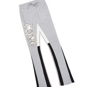 Conjuntos de Sudadera con Capucha y Pantalones Deportivos Anchos con Estampado Personalizado, MOQ Bajo, el Mejor Fabricante de Ropa Urbana, Lavado Ácido, 100% Algodón, Trajes Deportivos para Hombre - Product Image 6