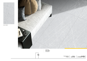 กระเบื้องปูพื้นพอร์ซเลนขนาด60x120ซม. และ600x1200มม. มีพื้นผิวด้านและมันวาวสำหรับห้องอพาร์ตเมนต์ดีไซน์ทันสมัย - Product Image 2