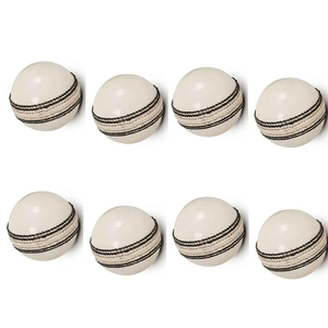 Top Quality <b>Cricket</b> Leather <b>White</b> Balls Made From High Quality Leather for Tournaments <b>White</b> Leather <b>Cricket</b> Balls - Product Image 1
