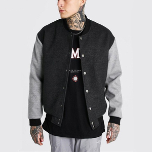 Blouson Bomber Universitaire Unisexe de Marque, Formel, Respirant, Confortable, Enduit, Imperméable, Coupe-Vent, en Tissu de Coton Personnalisable - Product Image 1