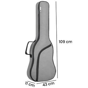 Housse de transport pour guitare acoustique Midex CS-41 Oxford, épaisse et rembourrée, avec fermeture éclair - Product Image 3