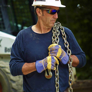 Gants de travail en cuir d'extérieur Gants de travail en cuir pour mécaniciens Gants en cuir pour éleveurs robustes - Product Image 6