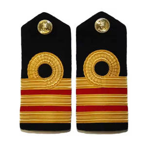 Tableros de bordado de uniforme de alta calidad, insignia de hombros, charreteras, logotipo de Metal ensamblado - Product Image 5