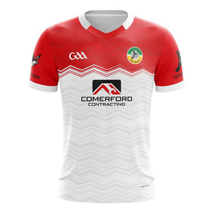 Camiseta de fútbol GAA sublimada personalizada de alto rendimiento 100% poliéster diseño sólido ropa de fútbol gaélico para jugadores inspirados - Product Image 1