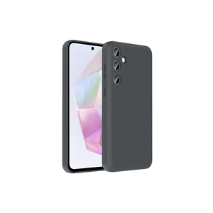 Coque en silicone Netzy SAFA Vitra pour Samsung Galaxy A36, étui gris avec protection de l'appareil photo, porte-cartes, style INS, compatible A13 A14 - Product Image 1